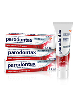 Parodontax Teeth Whitening Toothpaste To Help Bleeding Gums, Gum Toothpaste For Gum Health, 3.4 Oz x 3