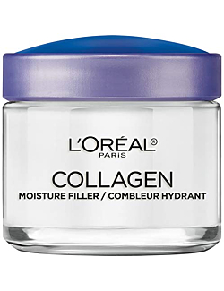 L'Oreal Collagen Face Moisturizer jar, ageless beauty cream