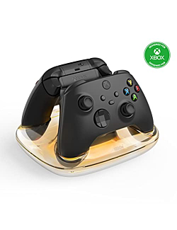 8Bitdo Dual Charging Dock for Xbox Wireless Controllers, Xbox Charging Station with Magnetic Secure Charging for Xbox Series X|S & Xbox One Controller (Black)