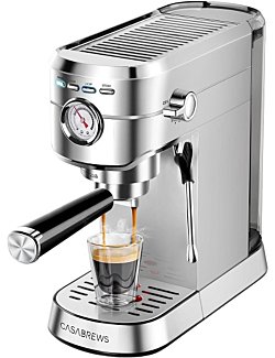 CASABREWS 20-Bar Espresso Machine with Milk Frother