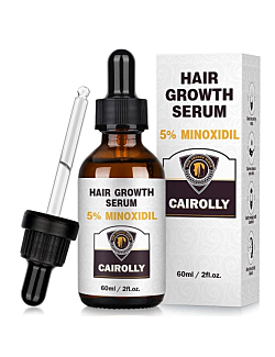 Minoxidil 5% Hair Growth Serum Oil for Men Women, Biotin Hair Regrowth Serum Oil Treatment Prevent Hair Loss Hair Thinning 2 fl.oz