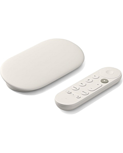 Google TV Streamer 4K in Porcelain color.