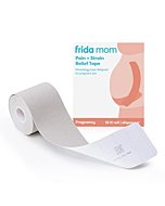 Frida Mom Pregnancy Belly Band Tape | Discreet Kinesiology Tape for Pregnant Skin | Maternity Belly Support, Pain + Strain Relief | 18 Foot roll with Storage Dispenser