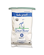 Great River Organic Milling, Whole Grain, Soft White Winter Wheat, Organic, 25-Pounds (Pack of 1)