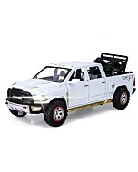 Toy Trucks for Boys RAM 1500 Pickup Truck Toys Diecast Metal Model Cars with Light and Sound Pull Back Car Toy for 3+ Year Old Kids