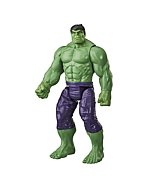 Avengers Marvel Titan Hero Series Blast Gear Deluxe Hulk Action Figure, 12-Inch Toy, Inspired by Marvel Comics, for Kids Ages 4 and Up , Green