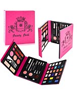 SHANY Beauty Book Makeup Kit – All in one Travel Makeup Set - 35 Colors Eye shadow, Eye brow, blushes, powder palette,10 Lip Colors, Eyeliner & Mirror - Holiday Makeup Gift Set