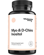 Myo-Inositol & D-Chiro Inositol Blend Capsule | 30-Day Supply | Most Beneficial 40:1 Ratio | Hormonal Balance & Healthy Ovarian Function Support for Women | Vitamin B8 | 120 Inositol Supplement Caps