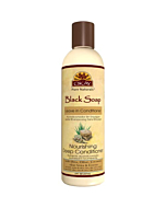 OKAY African Black Soap Leave In Conditioner, 8 Fluid Ounce