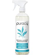 Puracy Stain Remover for Clothes - Laundry Spray for Fresh and Set-In Clothing Stains - Enzyme-Based Laundry Stain Remover - 99.96% Plant-Powered Natural Spot and Odor Cleaner - Free & Clear - 16 Oz