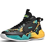 ASHION Men's Basketball Shoes Mid Basketball Sneakers Non-Slip Outdoor Cushioning Workout Shoes