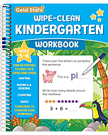 Wipe Clean Kindergarten Workbook for Kids Ages 5-6: All Subjects Including Writing, Math, Sight Words, Phonics, Reading, Addition and Subtraction, and More! Includes Dry Erase Marker