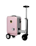 Airwheel SE3S Smart Riding Luggage Electric Suitcase Scooter with Removable Battery (pink)