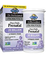 Garden of Life - Dr. Formulated Probiotics Once Daily Prenatal - Acidophilus and Bifidobacteria Probiotic Support for Mom and Baby - Gluten, Dairy, and Soy-Free - 30 Vegetarian Capsules