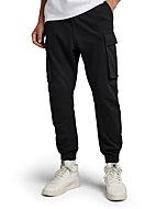 G-Star Raw Men's Cargo Pocket Sweatpants-Closeout, Dark Black, Large