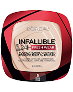 L'Oreal Paris Infallible Fresh Wear Foundation in a Powder, Up to 24H Wear, Pearl, 0.31 oz.