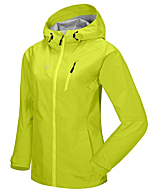 Little Donkey Andy Women's High-Performance Waterproof Rain Jacket Lightweight Outdoor Hiking Raincoat Fruit Green S