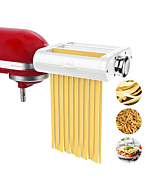 Antree Pasta Maker Attachment 3 in 1 Set for KitchenAid Stand Mixers Included Pasta Sheet Roller, Spaghetti Cutter, Fettuccine Cutter Maker Accessories and Cleaning Brush