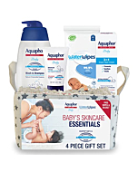 Aquaphor Baby Welcome Baby Gift Set - Free WaterWipes and Bag Included - Healing Ointment, Wash and Shampoo, 3 in 1 Diaper Rash Cream