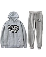 KHJYAKSC Wild 'n Out Merch Hoodie Suit Man/Woman Hip Hop Hoodies Fans Sweatshirts Printed Casual (Gray,XXS)