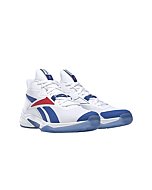 Reebok Men's Vision Mid Sneaker, White/Vector Blue/Vector Red, 11