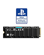 WD_BLACK 1TB SN850 NVMe SSD for PS5 Consoles Solid State Drive with Heatsink - Gen4 PCIe, M.2 2280, Up to 7,000 MB/s - WDBBKW0010BBK-WRSN