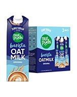 nutpods Original Barista Oat Milk - Sugar Free Non Dairy Milk Made from Oats - Keto Oatmilk Barista Blend - 70 calories, Gluten Free, Non-GMO, Vegan, Kosher, 32 fl oz (3-Pack)