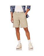 Amazon Essentials Men's Classic-Fit 9" Short, Khaki Brown, 32