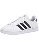 adidas Women's Grand Court, Black/White, 8 M US