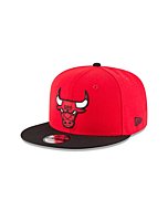 NBA Chicago Bulls Adult Men NBA 9Fifty 2Tone Snapback Cap,OSFA,Red