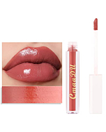 Liquid Moisturizing Lipstick Non-stick Lipgloss Red Lip Gloss Shiny Kissproof Non-Drying Lip Stick Stain Olive Fruit Oil Women Lip Tint Makeup (single color-06)