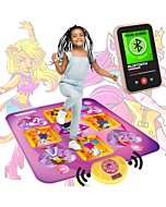 QUOKKA Music Dance Mat for Kids 4-8 Musical Toys for Toddlers 3-5 - Dancing Floor Pad for 8-12 Year Old - | AUX/Bluetooth Music | 3 Speeds & 5 Volume Levels | - Girls and Boys 6 7