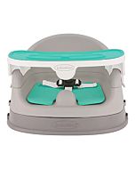 Infantino Grow-with-Me 4-in-1 Two-Can-Dine Deluxe Feeding Booster Seat, Space-Saving Design, Infant Booster for 6M+, Toddler Seat for 3Y+