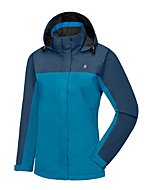 Little Donkey Andy Women’s Lightweight Waterproof Rain Jacket Windbreaker Outdoor Rain Coat Shell for Hiking, Travel Deep Blue/Seaport Blue S