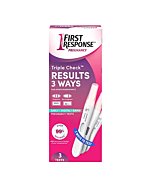 First Response Triple Check Pregnancy Test, 3 Count