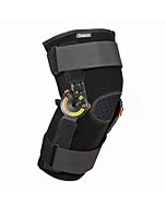 Nvorliy Hinged Orthopedic ROM Knee Brace with Side Stabilizers, Locking Knee Braces, Metal Knee Immobilizer Support for Post OP Recovery, Arthritis, ACL, PCL, Meniscus Tear-Fit Men & Women (Regular)