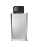 simplehuman Cleanstation phone sanitizer with sleek design, sanitizing phone with UV-C light.