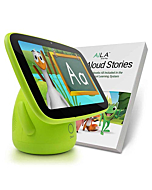 ANIMAL ISLAND AILA Sit & Play Plus Preschool Learning and Reading System Essential for Toddlers 12-36 Months, 60 Storybooks, Letters, Numbers, Vocabulary Words, Songs Best Baby Gift Mom's Choice Gold