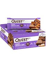 Quest Nutrition Caramel Chocolate Chunk Protein Bars, High Protein, Low Carb, Gluten Free, Keto Friendly, 12 Count