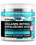 SimplyVital Collagen Cream: moisturizes, lifts & restores for younger-looking skin.