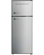 Frigidaire EFR751, 2 Door Apartment Size Refrigerator with Freezer, 7.5 cu ft, Platinum Series, Stainless Steel