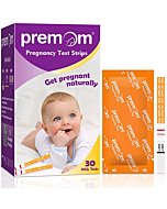 Premom Pregnancy Test Strips- 30 Pack Early Detection Pregnancy Test Kit Powered by Premom Ovulation Predictor iOS and Android APP