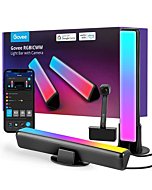 Govee LED Smart Light Bars with Camera, RGBIC Smart Backlights, Music Sync Kit Works with Alexa & Google Assistant, 23 Preset Modes DreamView LED Play Light Bar for 27-45 inch Gaming, PC, TV, Room