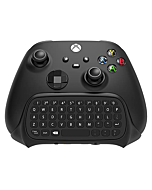 Keyboard for Xbox Series X/S Controller, for Xbox One/S/Controller Gamepad, 2.4Ghz Mini QWERTY Controller Keyboard Gaming Chatpad with Audio/Headset Jack for Xbox Series X/S Controller-Black