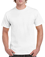 Gildan 5.4 oz Cotton T-Shirt (5000) Tee Medium White