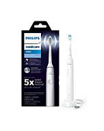 Philips Sonicare 4100 Power Toothbrush, Rechargeable Electric Toothbrush with Pressure Sensor, White HX3681/23