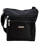 Baggallini Women's Pocket Crossbody, Black Zebra