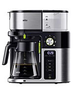 Braun MultiServe Drip Coffee Maker (Black) - Sleek design for any kitchen.