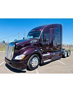 2022 Kenworth T680 purple sleeper cab semi truck tractor