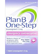 Plan B One-Step Emergency Contraceptive, 1.5 Mg (1 Tablet)